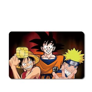 Autocollants Cartes Dragon Ball Carte Goku Luffy Naruto