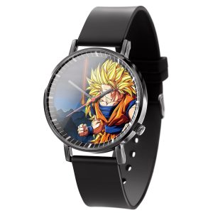 Montre à Main Dragon Ball Montre-bracelet Son Goku SSJ